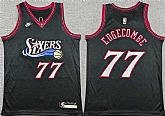 Youth Philadelphia 76ers #77 V. J. Edgecombe Black 2025-26 Classic Edition Stitched Jersey,baseball caps,new era cap wholesale,wholesale hats