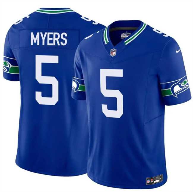 Men's Seattle Seahawks #5 Jason Myers Royal 2025 F.U.S.E Throwback Vapor Limited Stitched Jersey Dzhi,We sell and wholesale Men's Seattle Seahawks #5 Jason Myers Royal 2025 F.U.S.E Throwback Vapor Limited Stitched Jersey Dzhi on line form chian!