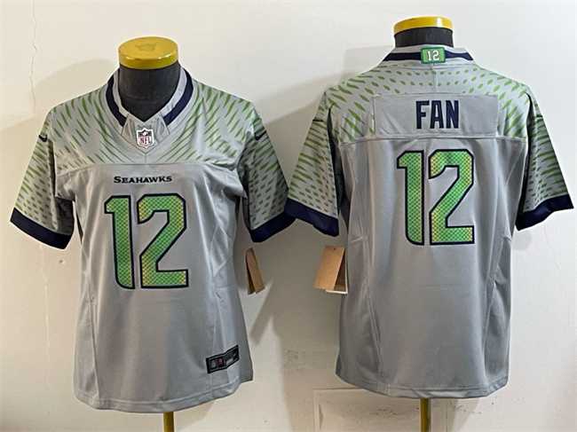 Youth Seattle Seahawks #12 Fan Grey 2025 F.U.S.E. Rivalries Vapor Untouchable Limited Stitched Jersey,We sell and wholesale Youth Seattle Seahawks #12 Fan Grey 2025 F.U.S.E. Rivalries Vapor Untouchable Limited Stitched Jersey on line form chian!