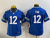 Youth Seattle Seahawks #12 Fan Royal 2024 F.U.S.E Throwback Vapor Limited Stitched Jersey,baseball caps,new era cap wholesale,wholesale hats