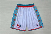 1996 All Star White Hardwood Classics Shorts,baseball caps,new era cap wholesale,wholesale hats