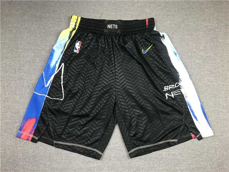 Brooklyn Nets Teams Black City Edition Swingman Shorts (Run Small),We sell and wholesale Brooklyn Nets Teams Black City Edition Swingman Shorts (Run Small) on line form chian!