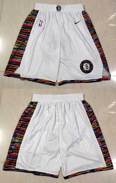 Brooklyn Nets White City Edition Shorts (Run Small),We sell and wholesale Brooklyn Nets White City Edition Shorts (Run Small) on line form chian!