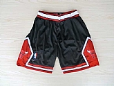 Chicago Bulls Black Nike Mesh NBA Shorts (Run Small),baseball caps,new era cap wholesale,wholesale hats