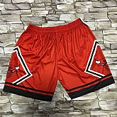 Chicago Bulls Red Black Big Face With Pocket Swingman Shorts (Run Small),baseball caps,new era cap wholesale,wholesale hats