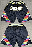 Denver Nuggets Navy Stitched Shorts (Run Small),baseball caps,new era cap wholesale,wholesale hats