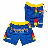 Denver Nuggets Blue Shorts (Run Small),baseball caps,new era cap wholesale,wholesale hats