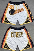 Golden State Warriors #30 Stephen Curry White Stitched Shorts (Run Small),baseball caps,new era cap wholesale,wholesale hats