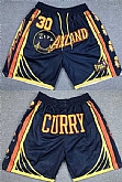 Golden State Warriors #30 Stephen Curry Navy Shorts (Run Small),baseball caps,new era cap wholesale,wholesale hats