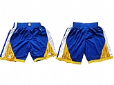 Golden State Warriors Blue Nike Basketball Stitched Shorts (Run Small),baseball caps,new era cap wholesale,wholesale hats