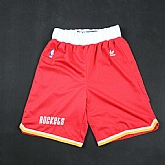 Houston Rockets Red Hardwood Classics Shorts (Run Small),baseball caps,new era cap wholesale,wholesale hats