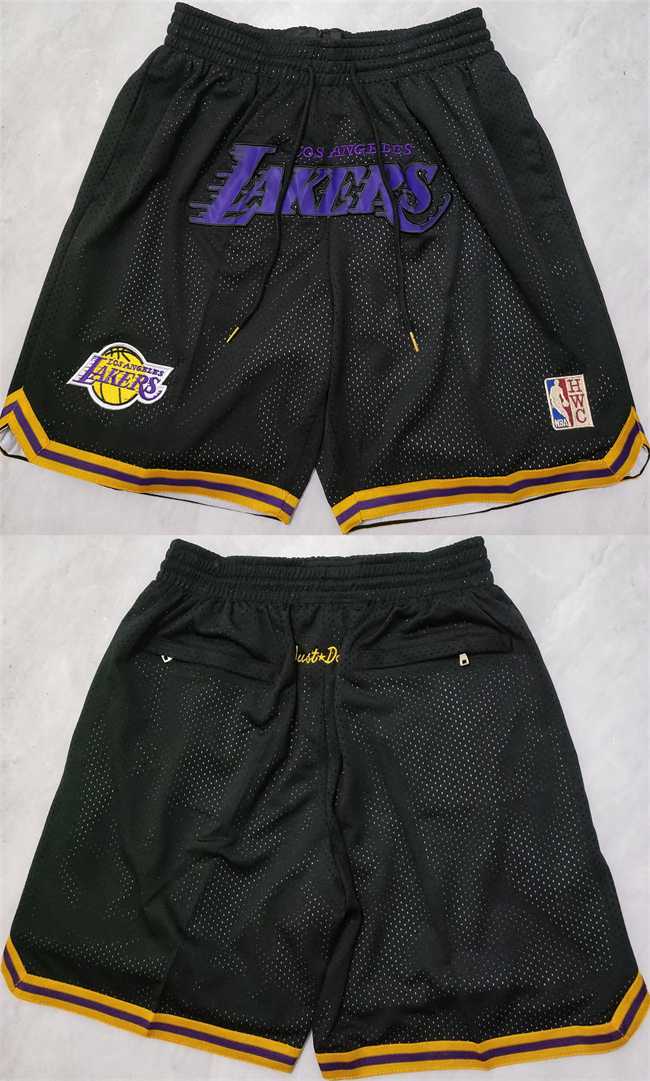 Los Angeles Lakers Black Stitched Shorts (Run Small),We sell and wholesale Los Angeles Lakers Black Stitched Shorts (Run Small) on line form chian!