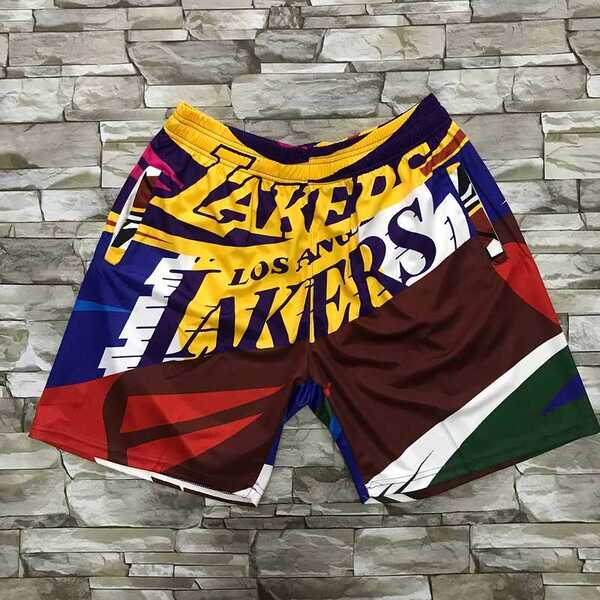 Los Angeles Lakers Color Big Face With Pocket Swingman Shorts (Run Small),We sell and wholesale Los Angeles Lakers Color Big Face With Pocket Swingman Shorts (Run Small) on line form chian!
