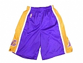 Los Angeles Lakers Purple Stitched NBA Shorts (Run Small),baseball caps,new era cap wholesale,wholesale hats