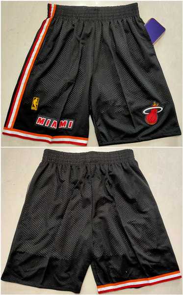Miami Heat Black Stitched Shorts (Run Small),We sell and wholesale Miami Heat Black Stitched Shorts (Run Small) on line form chian!
