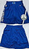Milwaukee Bucks Royal Stitched Shorts (Run Small),baseball caps,new era cap wholesale,wholesale hats
