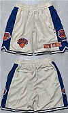 New Yok Knicks White 2025 Shorts (Run Small),baseball caps,new era cap wholesale,wholesale hats