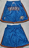 Oklahoma City Thunder Blue Shorts (Run Small),baseball caps,new era cap wholesale,wholesale hats