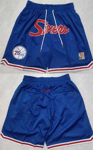 Philadelphia 76ers Blue Stitched NBA Shorts (Run Small),We sell and wholesale Philadelphia 76ers Blue Stitched NBA Shorts (Run Small) on line form chian!