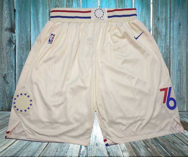 Philadelphia 76ers Cream City Edition Nike Swingman Shorts (Run Small),We sell and wholesale Philadelphia 76ers Cream City Edition Nike Swingman Shorts (Run Small) on line form chian!