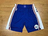 Philadelphia 76ers Blue NBA Shorts (Run Small),baseball caps,new era cap wholesale,wholesale hats
