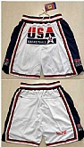Team USA White Shorts (Run Small),baseball caps,new era cap wholesale,wholesale hats