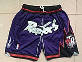 Toronto Raptors Purple 1998 1999 Just Don Shorts (Run Small),baseball caps,new era cap wholesale,wholesale hats