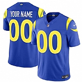 Men's Los Angeles Rams Active Player Custom Royal 2026 F.U.S.E. Vapor Limited Football Stitched Jersey,baseball caps,new era cap wholesale,wholesale hats