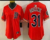 Women's Detroit Tigers #31 Riley Greene Orange Stadium Jersey,baseball caps,new era cap wholesale,wholesale hats