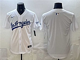 Men's Los Angeles Dodgers Blank White Alternate Stadium Stitched Jersey,baseball caps,new era cap wholesale,wholesale hats