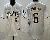 Men's Pittsburgh Pirates #6 Konnor Griffin White Limited Jersey,baseball caps,new era cap wholesale,wholesale hats