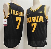 Men's Iowa Hawkeyes #7 Alvaro Folgueiras Black Stitched Jersey,baseball caps,new era cap wholesale,wholesale hats