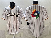 Men's Japan White 2026 World Baseball Classic Big Logo Home Stadium Stitched Jersey,baseball caps,new era cap wholesale,wholesale hats