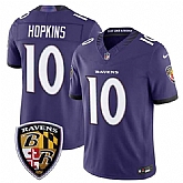Men's Baltimore Ravens #10 DeAndre Hopkins Purple 2026 F.U.S.E Vapor Limited Stitched Jersey Dzhi,baseball caps,new era cap wholesale,wholesale hats