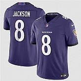 Men's Baltimore Ravens #8 Lamar Jackson Purple 2026 F.U.S.E Vapor Stitched Limited Jersey Dzhi,baseball caps,new era cap wholesale,wholesale hats
