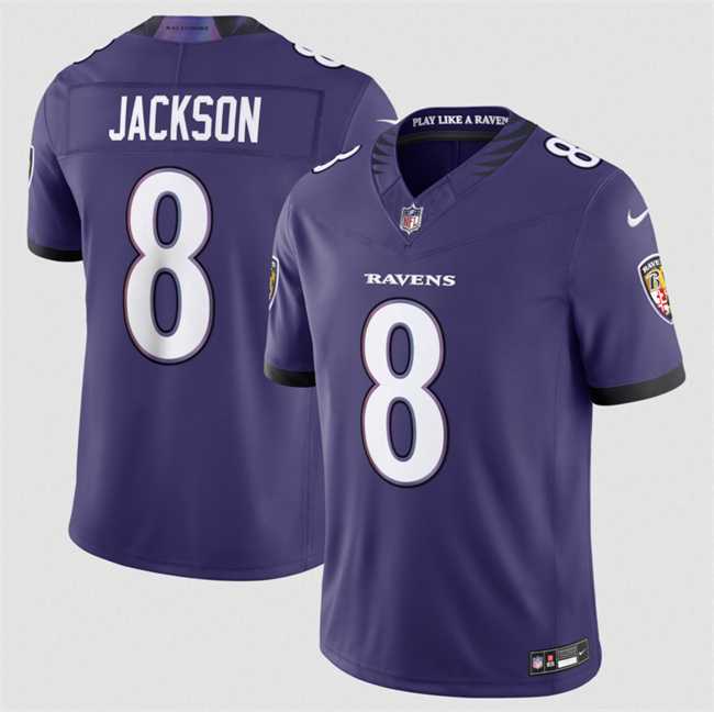 Men's Baltimore Ravens #8 Lamar Jackson Purple 2026 F.U.S.E Vapor Stitched Limited Jersey Dzhi,We sell and wholesale Men's Baltimore Ravens #8 Lamar Jackson Purple 2026 F.U.S.E Vapor Stitched Limited Jersey Dzhi on line form chian!