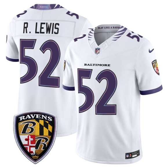 Men's Baltimore Ravens #52 Ray Lewis White 2026 F.U.S.E. Vapor Limited Stitched Jersey Dzhi,We sell and wholesale Men's Baltimore Ravens #52 Ray Lewis White 2026 F.U.S.E. Vapor Limited Stitched Jersey Dzhi on line form chian!