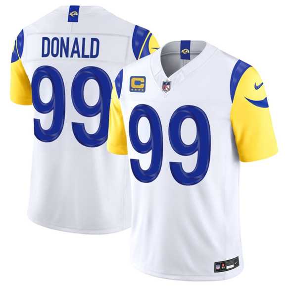 Men's Los Angeles Rams #99 Aaron Donald White 2026 F.U.S.E. 4- Star C Patch Vapor Limited Stitched Jersey Dzhi,We sell and wholesale Men's Los Angeles Rams #99 Aaron Donald White 2026 F.U.S.E. 4- Star C Patch Vapor Limited Stitched Jersey Dzhi on line form chian!
