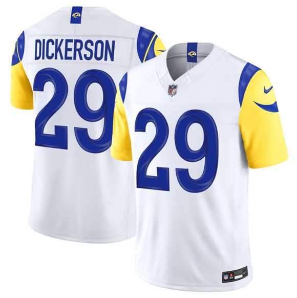 Men's Los Angeles Rams #29 Eric Dickerson White 2026 F.U.S.E. Vapor Limited Stitched Jersey Dzhi,We sell and wholesale Men's Los Angeles Rams #29 Eric Dickerson White 2026 F.U.S.E. Vapor Limited Stitched Jersey Dzhi on line form chian!