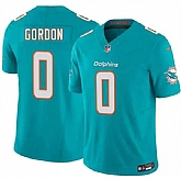 Men's Miami Dolphins #0 Ollie Gordon Aqua 2026 F.U.S.E. Vapor Limited Stitched Jersey Dzhi,baseball caps,new era cap wholesale,wholesale hats