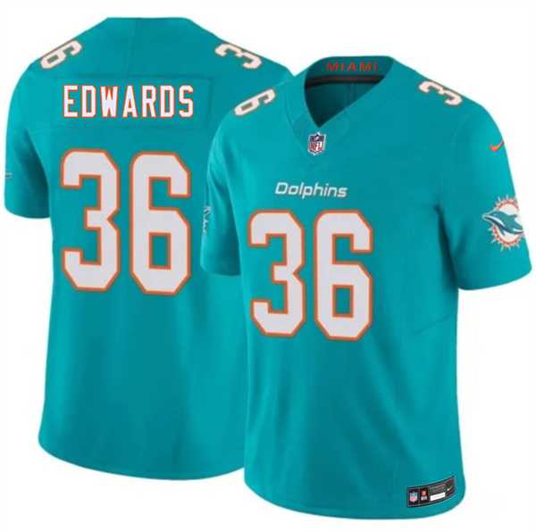 Men's Miami Dolphins #36 Donovan Edwards Aqua 2026 F.U.S.E. Vapor Limited Stitched Jersey Dzhi,We sell and wholesale Men's Miami Dolphins #36 Donovan Edwards Aqua 2026 F.U.S.E. Vapor Limited Stitched Jersey Dzhi on line form chian!