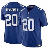 Men's New York Giants #20 Greg Newsome II Blue 2026 F.U.S.E. Vapor Untouchable Limited Stitched Jersey Dzhi,baseball caps,new era cap wholesale,wholesale hats