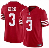 Men's San Francisco 49ers #3 Christian Kirk Red 2026 F.U.S.E. Vapor Untouchable Limited Stitched Jersey Dzhi,baseball caps,new era cap wholesale,wholesale hats