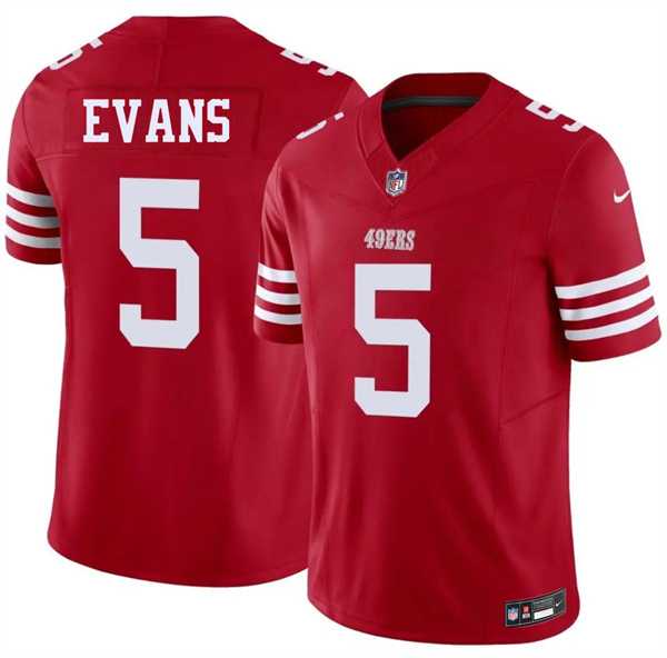 Men's San Francisco 49ers #5 Mike Evans Red 2026 F.U.S.E. Vapor Untouchable Limited Stitched Jersey Dzhi,We sell and wholesale Men's San Francisco 49ers #5 Mike Evans Red 2026 F.U.S.E. Vapor Untouchable Limited Stitched Jersey Dzhi on line form chian!