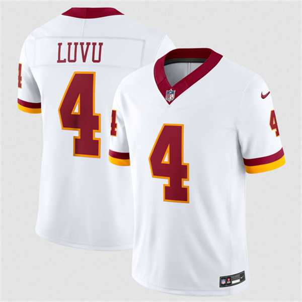 Men's Washington Commanders #4 Frankie Luvu White 2026 F.U.S.E. Vapor Limited Stitched Jersey Dzhi,We sell and wholesale Men's Washington Commanders #4 Frankie Luvu White 2026 F.U.S.E. Vapor Limited Stitched Jersey Dzhi on line form chian!