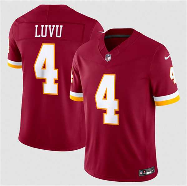 Men's Washington Commanders #4 Frankie Luvu Burgundy 2026 F.U.S.E. Vapor Limited Stitched Jersey Dzhi,We sell and wholesale Men's Washington Commanders #4 Frankie Luvu Burgundy 2026 F.U.S.E. Vapor Limited Stitched Jersey Dzhi on line form chian!