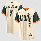 Men's Baltimore Orioles #7 Jackson Holliday Natural 2026 City Connect Stadium Stitched Jersey Dzhi,baseball caps,new era cap wholesale,wholesale hats