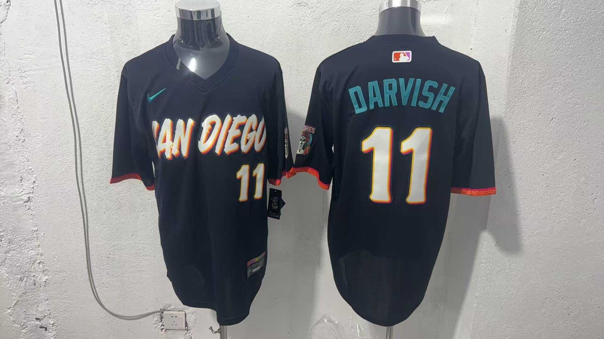 Men's San Diego Padres #11 Yu Darvish Black 2026 City Connect Stadium Jersey,We sell and wholesale Men's San Diego Padres #11 Yu Darvish Black 2026 City Connect Stadium Jersey on line form chian!