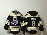 Men's Colorado Avalanche #8 Cale Makar Black All Stitched Sweatshirt Hoodie,baseball caps,new era cap wholesale,wholesale hats