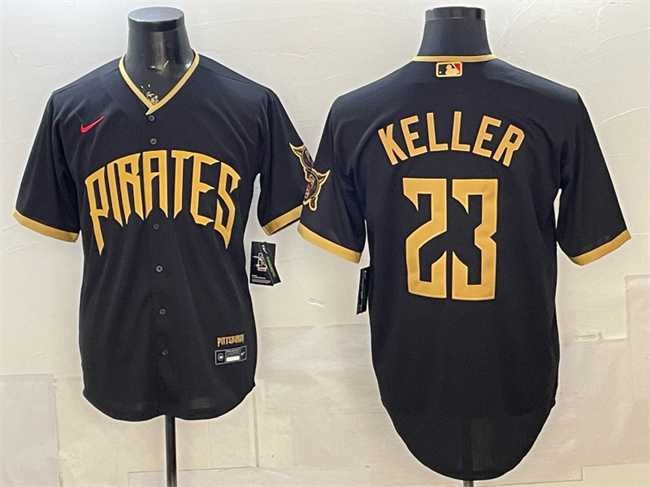 Men's Pittsburgh Pirates #23 Mitch Keller Black 2026 City Connect Stadium Stitched Jersey Dzhi,We sell and wholesale Men's Pittsburgh Pirates #23 Mitch Keller Black 2026 City Connect Stadium Stitched Jersey Dzhi on line form chian!